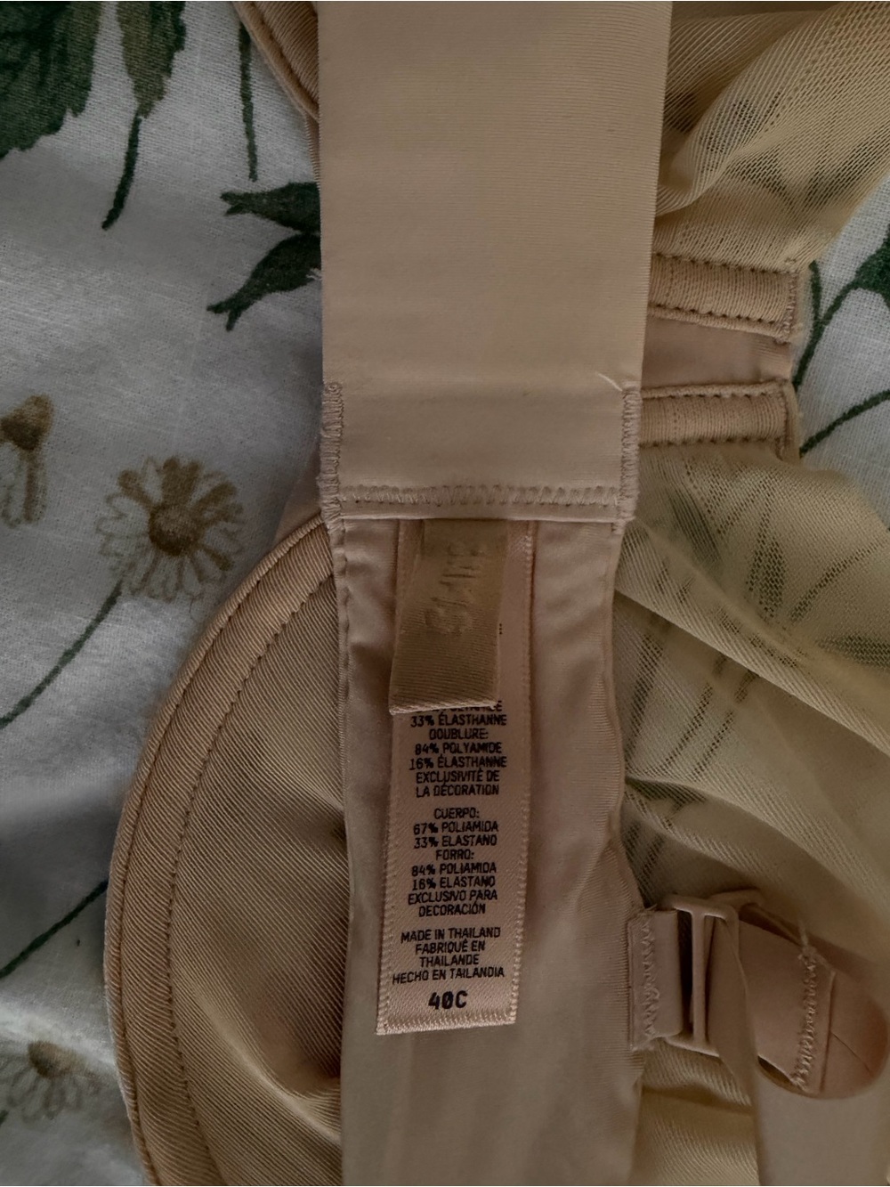 SKIMS Unlined Demi Bra in Sand - Picture 4 of 4